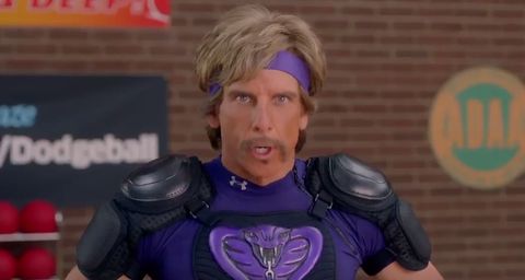 le personnage de dodgeball de ben stiller white goodman