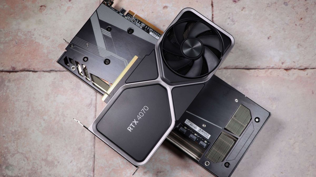 AMD RX 6950 XT and Nvidia RTX 4070 graphics cards