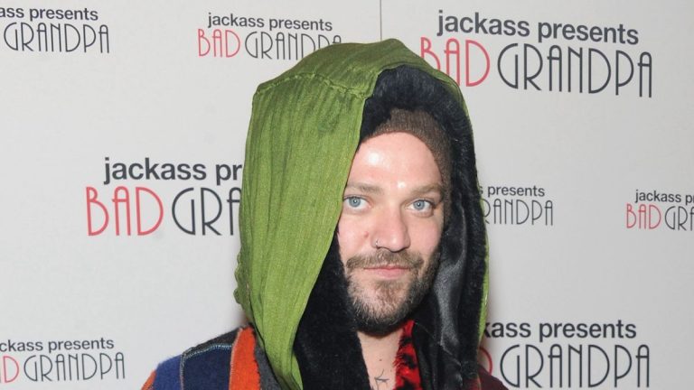 Bam Margera at the premiere of Bad Grandpa in 2013