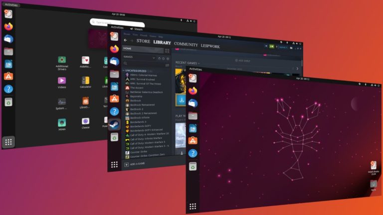 Canonical annonce Ubuntu 23.04, l’application Beta Steam