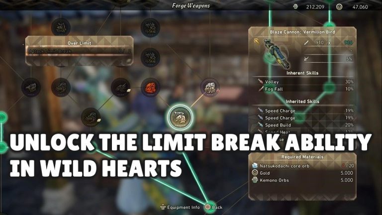 Comment débloquer Limit Break dans Wild Hearts