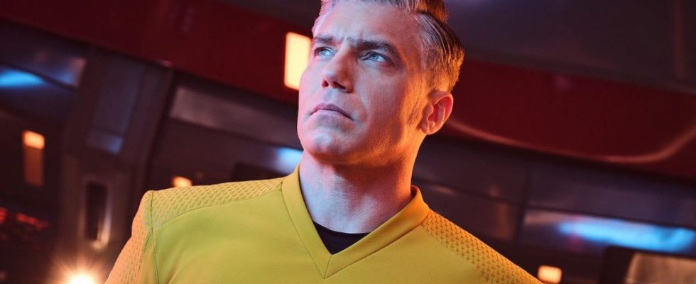 Anson Mount as Christopher Pike in Star Trek: Strange New Worlds