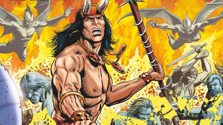 Conan le barbare hacks and slashs revient à la bande dessinée