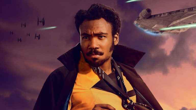 Donald Glover as Lando Calrissian in Solo: A Star Wars Story