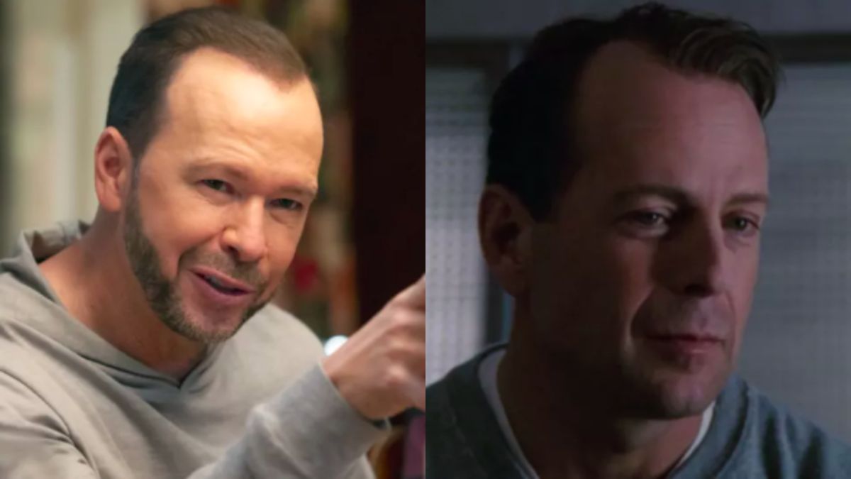 Donnie Wahlberg and Bruce Willis