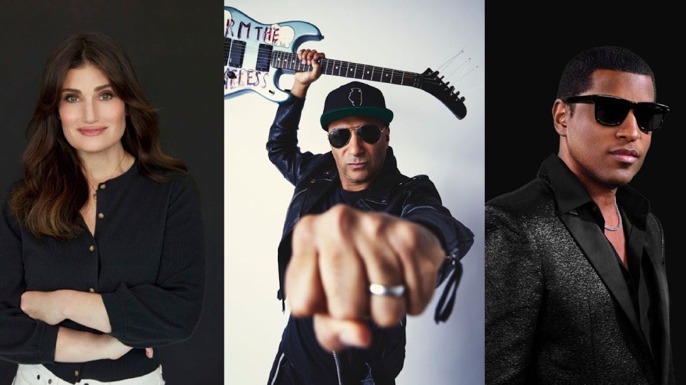 Idina Menzel, Tom Morello et Babyface seront honorés lors du gala-bénéfice 2023 de Music Will
	
	
