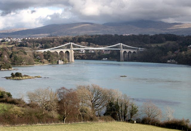 Le détroit de Menai (David Jones/PA)