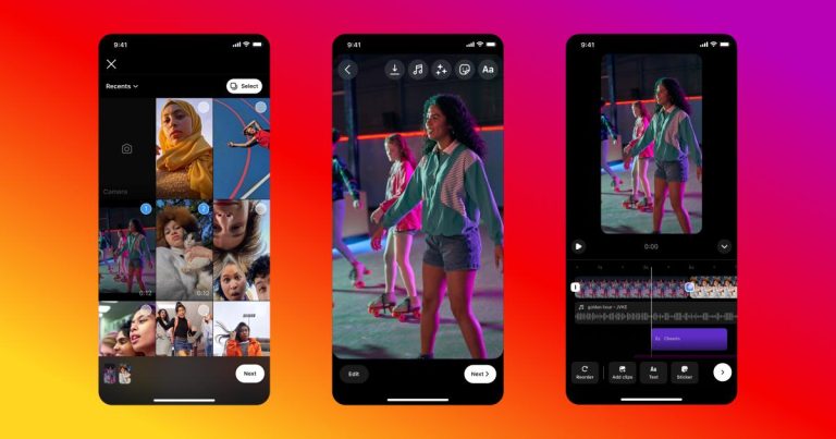 Instagram redessine l’éditeur Reels pour le rendre plus facile à utiliser