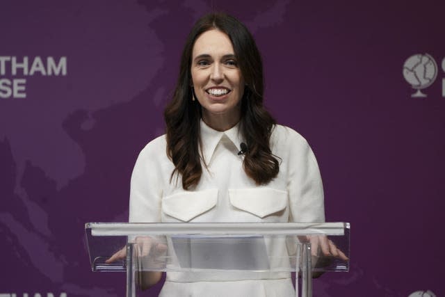 Jacinda Ardern, ancienne première ministre néo-zélandaise (Kirsty O'Connor/PA)