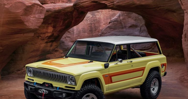 Jeep vient de mélanger un Cherokee des années 1970 avec un Wrangler hybride moderne