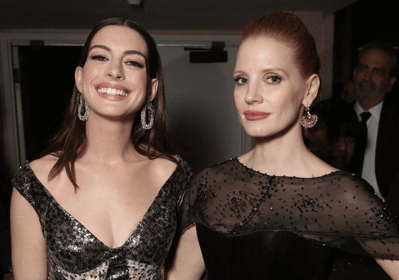 Anne Hathaway and Jessica Chastain