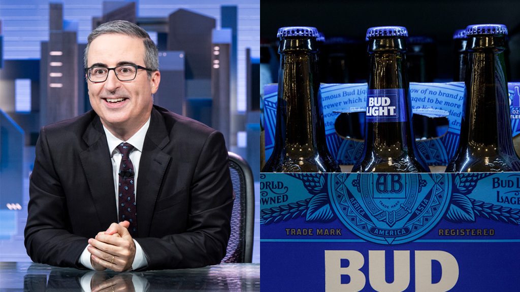 John Oliver fait exploser la réponse de Budweiser au contrecoup du partenariat avec les influenceurs trans
