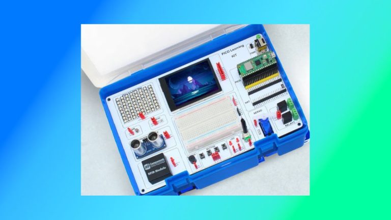 Kit de codage électronique Raspberry Pi Pico W Powers Crowdfunder