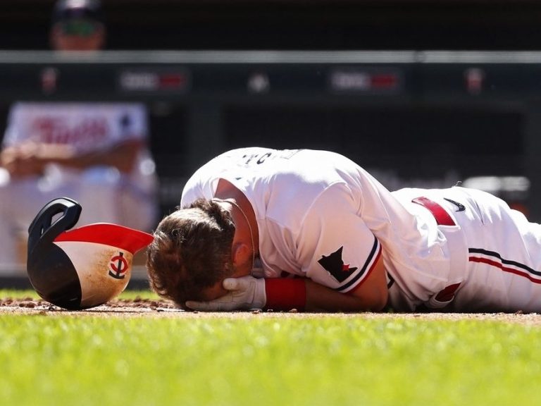 Kyle Farmer des Twins frappé au visage par un lancer de 92 mph;  chirurgie buccale ensuite