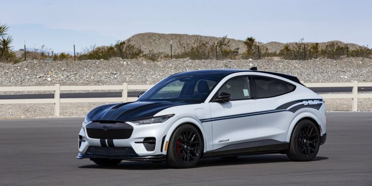 La Shelby Mustang Mach-E GT, uniquement en Europe, émet de faux sons d’échappement