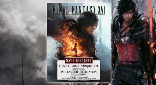 La diffusion en direct de Final Fantasy XVI Pre-Launch Celebration est prévue pour le 11 juin