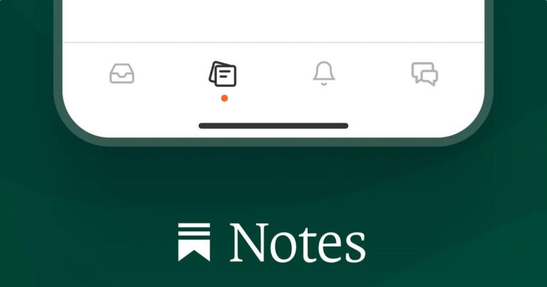 La fonctionnalité Twitter-esque Notes de Substack a été officiellement lancée