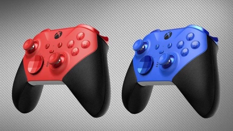 La manette sans fil Elite Series 2 de Xbox obtient des teintes rouges et bleues
