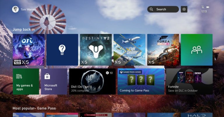 La nouvelle interface utilisateur Xbox Home de Microsoft est retravaillée après des plaintes concernant des arrière-plans « encombrés »
