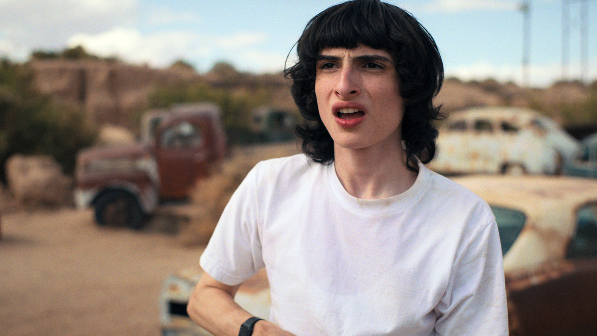 Finn Wolfhard dans le rôle de Mike Wheeler dans STRANGER THINGS 4