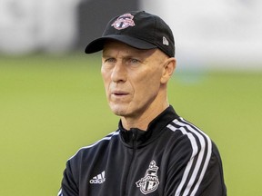 Bob Bradley, entraîneur-chef du Toronto FC.