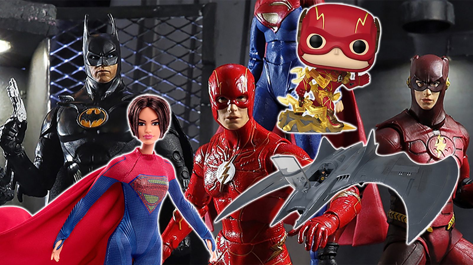 Le flash a une force de vitesse de marchandise : figurines d'action McFarlane, anneau de costume nano, Funko POP et plus encore.
