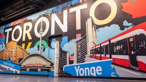 Une murale présentée dans The Stop au Rogers Centre.  (Blue Jays de Toronto/Twitter)