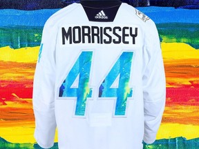 Le défenseur des Jets de Winnipeg, Josh Morrissey, a déclaré qu'il appuyait Pride Night.