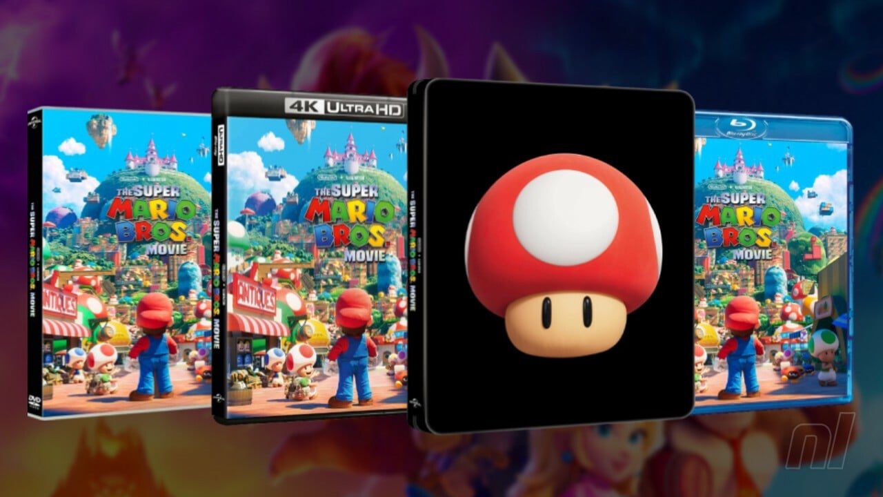 Les précommandes de films DVD, Blu-ray et Steelbook 4K de Super Mario Bros. sont désormais disponibles
