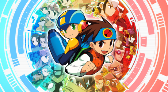 The Mega Man Battle Network key art showing various characters.