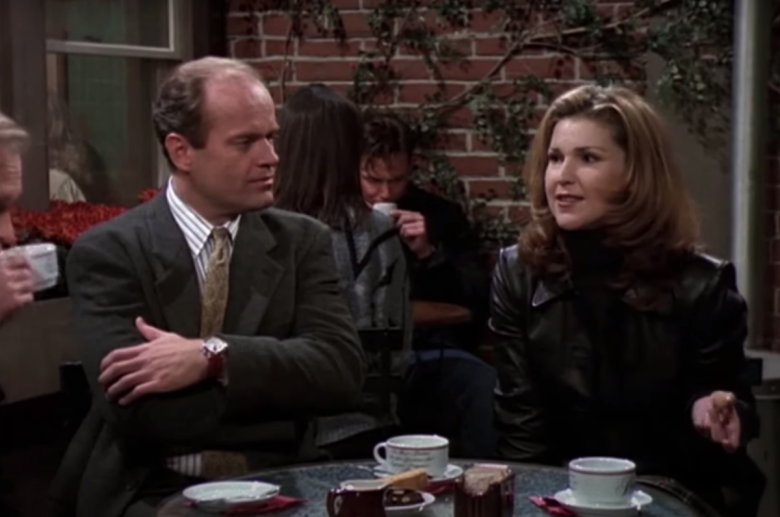 Kelsey Grammer et Peri Gilpin dans "Fraser"