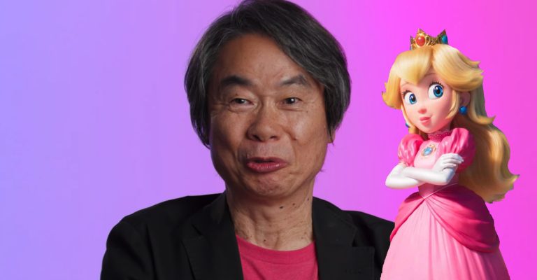 decision why not to make Princess Peach a damsel in distress in The Super Mario Bros Movie Shigeru Miyamoto creator interview