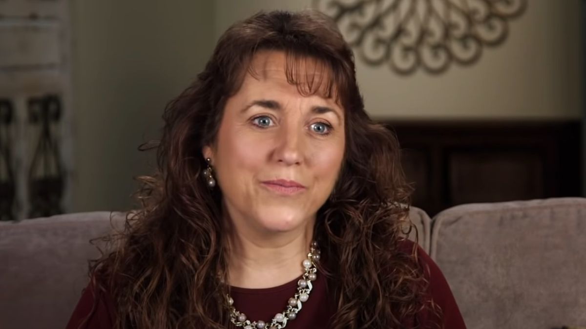 Michelle Duggar talking to camera in Counting On