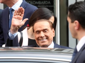 L'ancien premier ministre italien Silvio Berlusconi