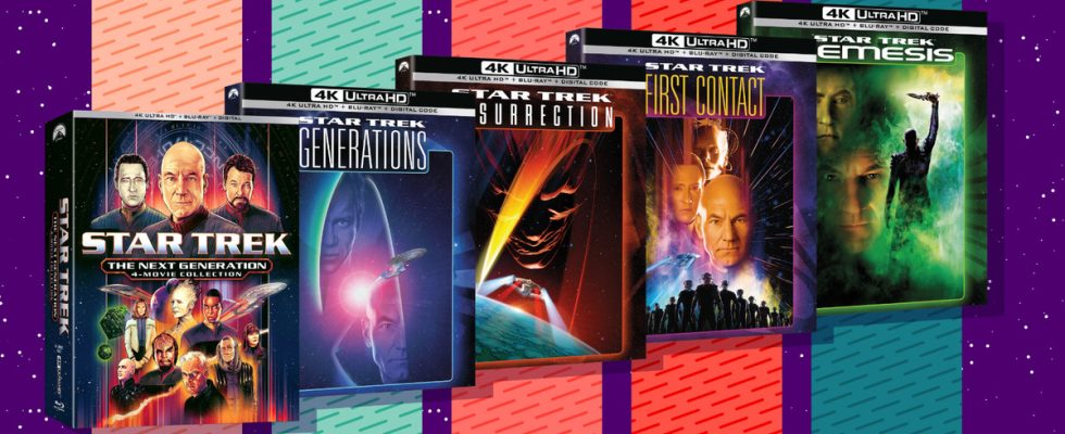 Où trouver les films Star Trek : La Nouvelle Génération 4K