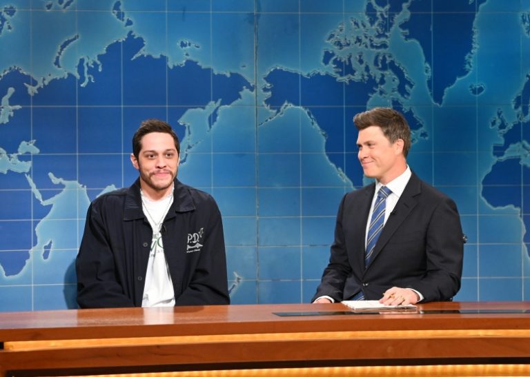 Pete Davidson and Colin Jost on "SNL"