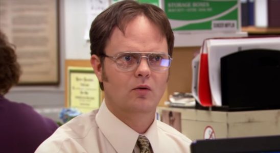 Rainn Wilson as Dwight Schrute on The Office.