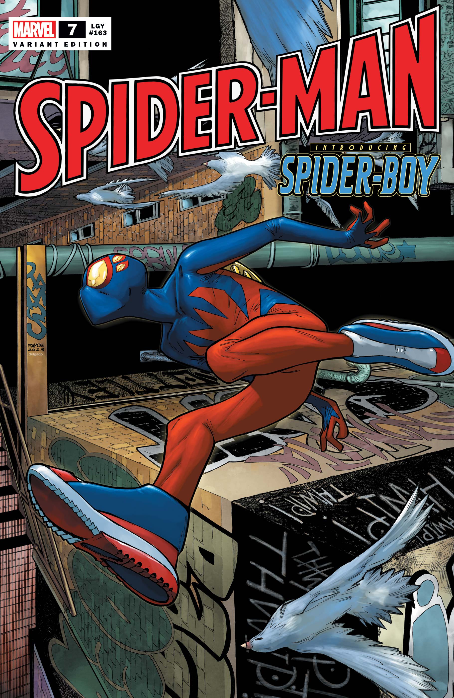 Couverture de Spider-Man # 7 avec Spider-Boy