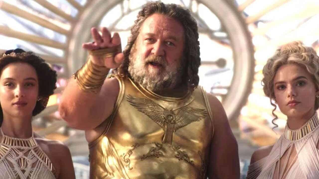 Russell Crowe parle de son accent controversé de Zeus dans Thor Love And Thunder
