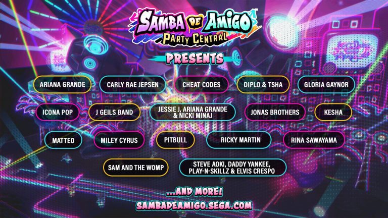 Samba de Amigo: Party Central - premier lot de chansons annoncé    
