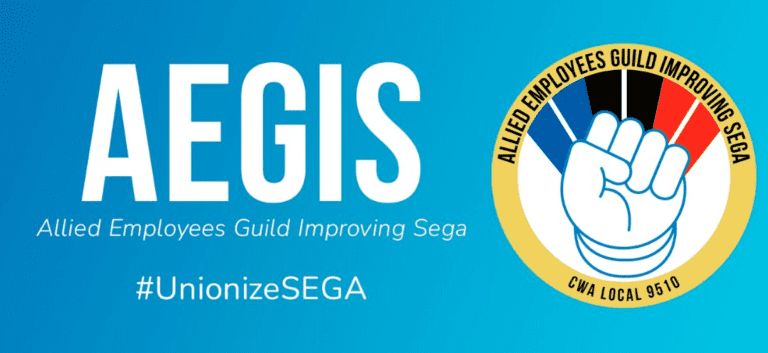 Sega of America se syndique sous le nom d' »AEGIS », un syndicat de jeux vidéo multi-départements