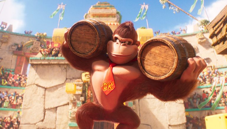 Seth Rogen's Donkey Kong in The Super Mario Bros Movie