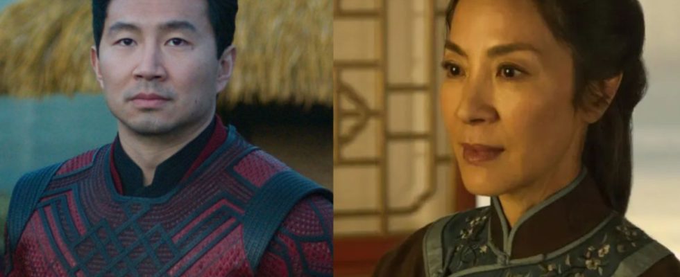 Simu Liu and Michelle Yeoh in Shang-chi