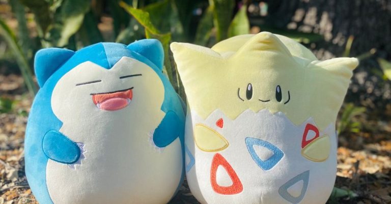 Snorlax spécial, Togepi Squishmallows sont disponibles sur le site Pokémon Center
