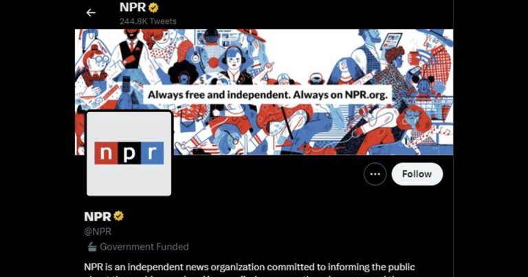 Twitter supprime l’étiquette « Média affilié à l’État américain » du compte NPR