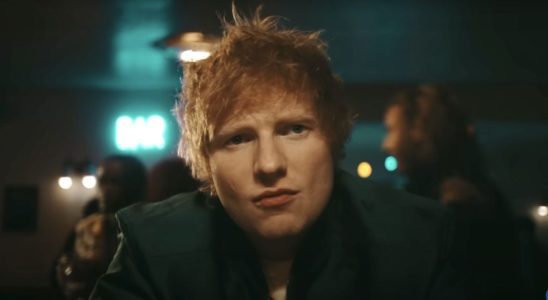 ed sheeran in his eyes closed music video