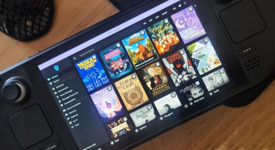 Heroic Game Launcher running on a Steam Deck