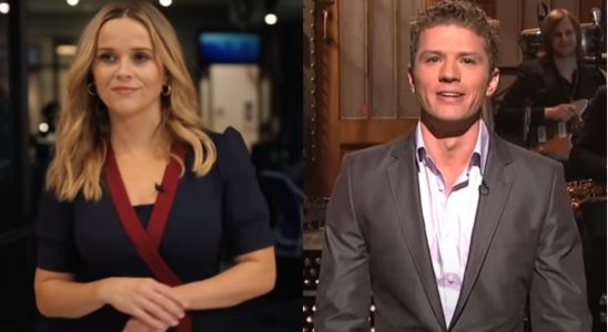 Reese Witherspoon on The Morning Show and Ryan Phillippe on Saturday Night Live.