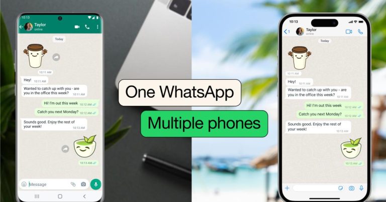 WhatsApp vous permet désormais d’utiliser votre compte sur plusieurs téléphones