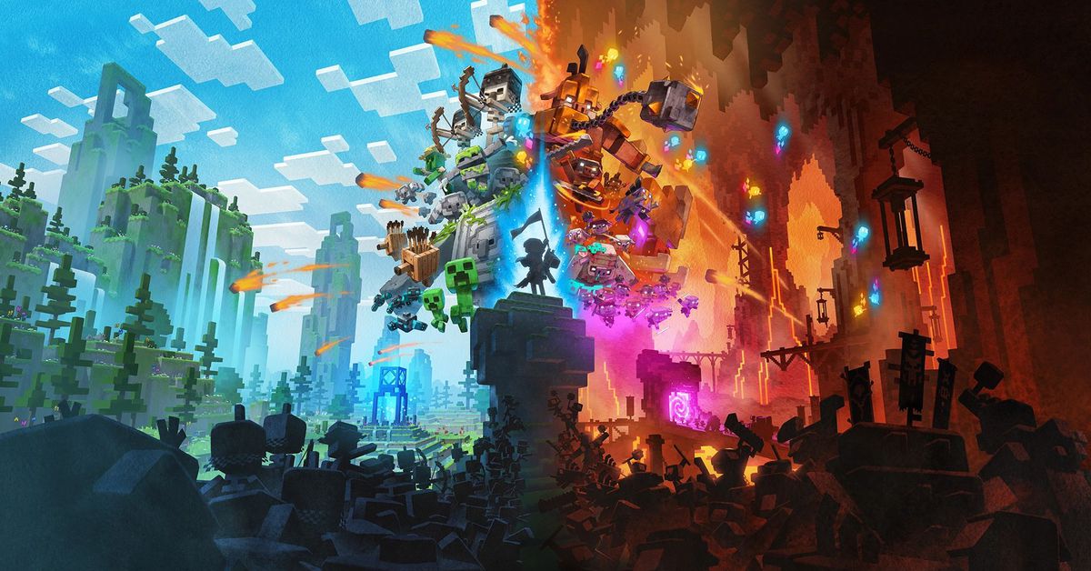 Xbox Game Pass ajoute Minecraft Legends aujourd'hui, Redfall dans deux semaines
